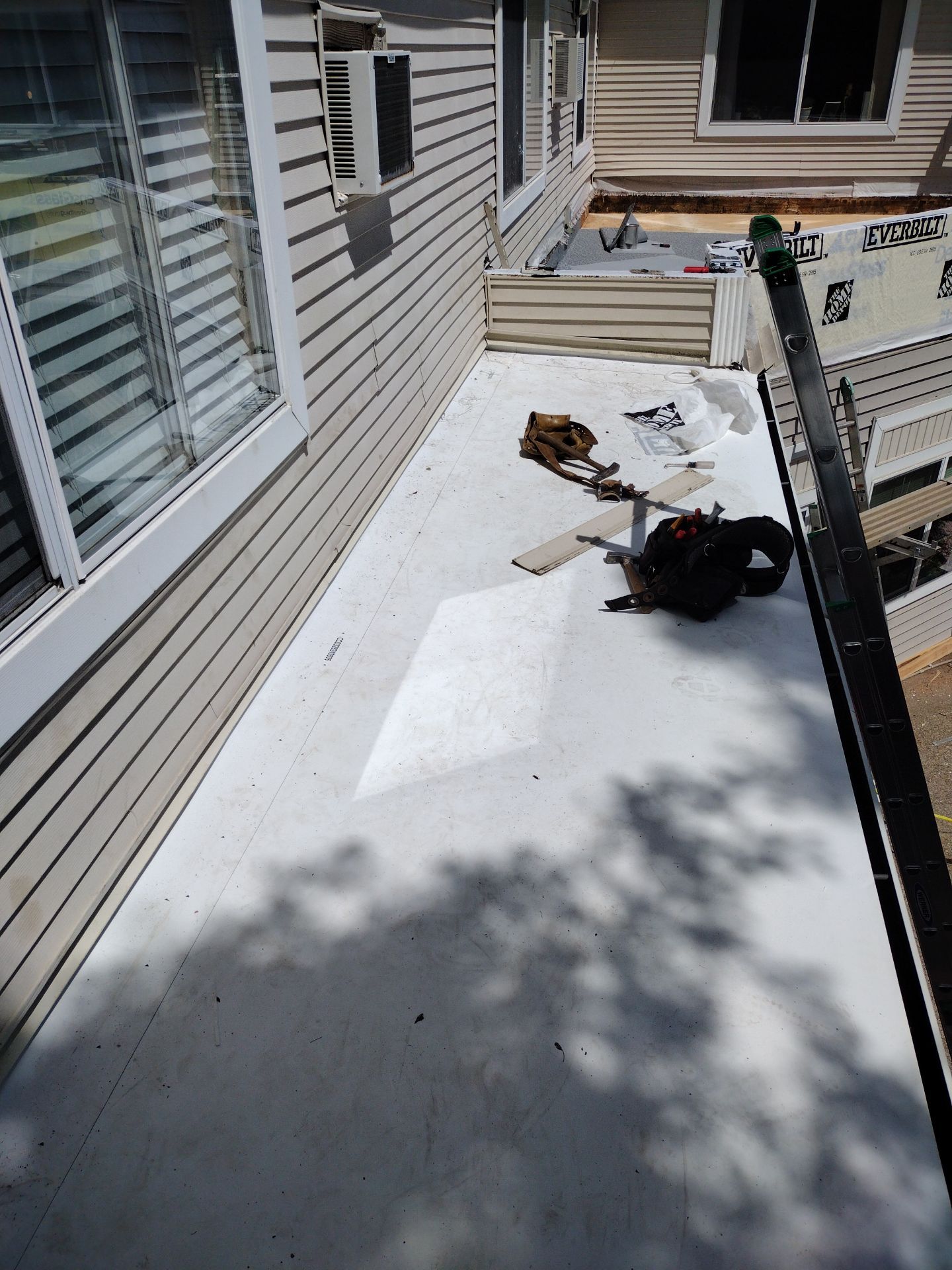 Dec-Tec Walkable Membrane using Dec-Tec (Color: Granite) by Orezona Building & Roofing Company, Inc.
