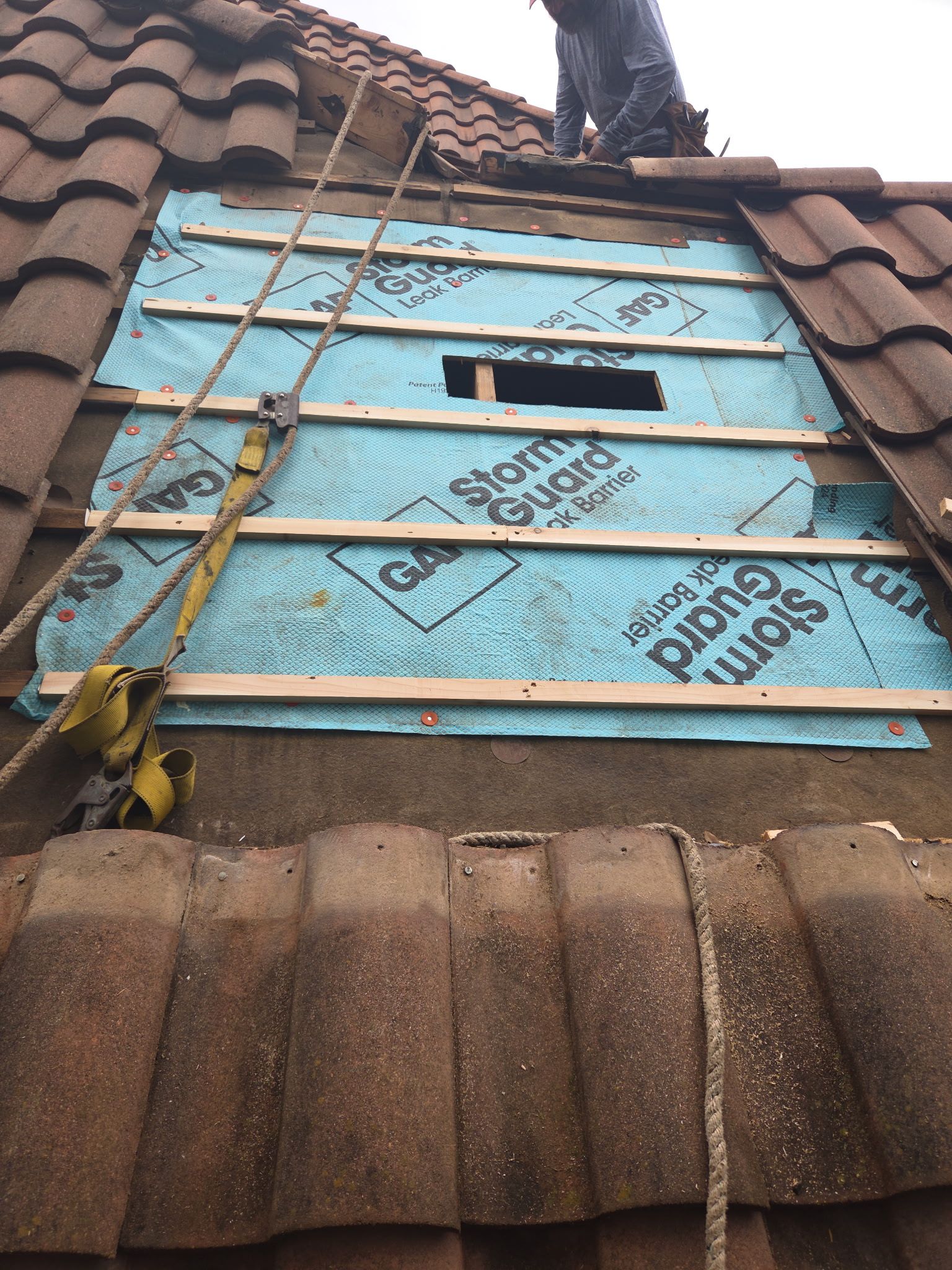 Tile roof repair/ Bee Cave by REPS Austin Area Roofer