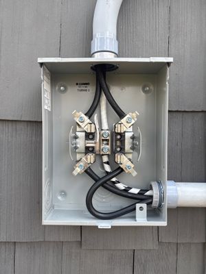 Meter, Disconnect & Garage Sub-Panel