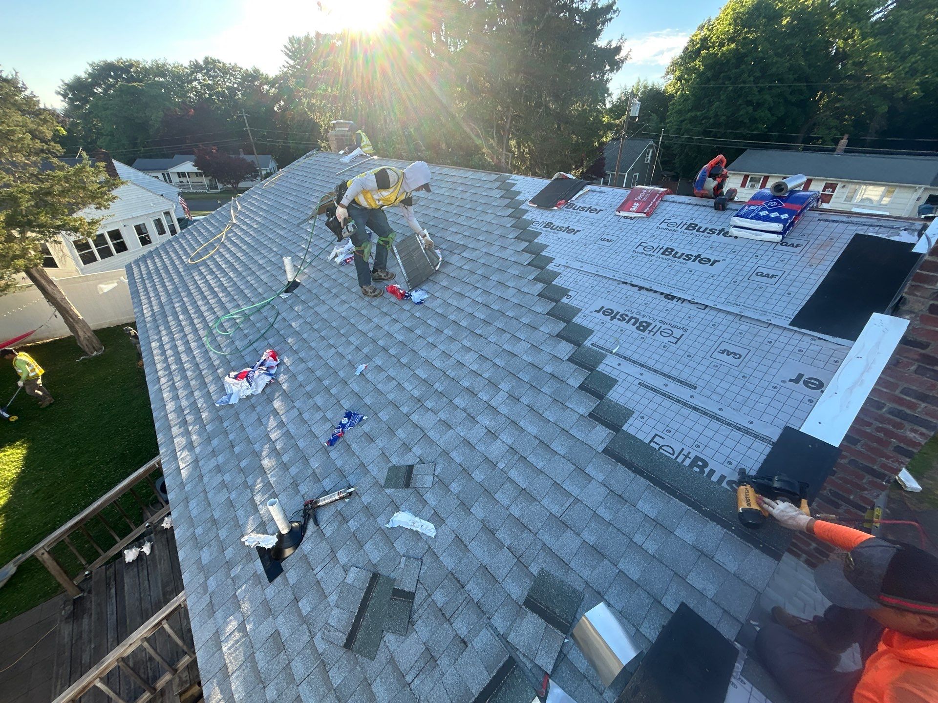 Project in Southington, CT by Elitex Roofing