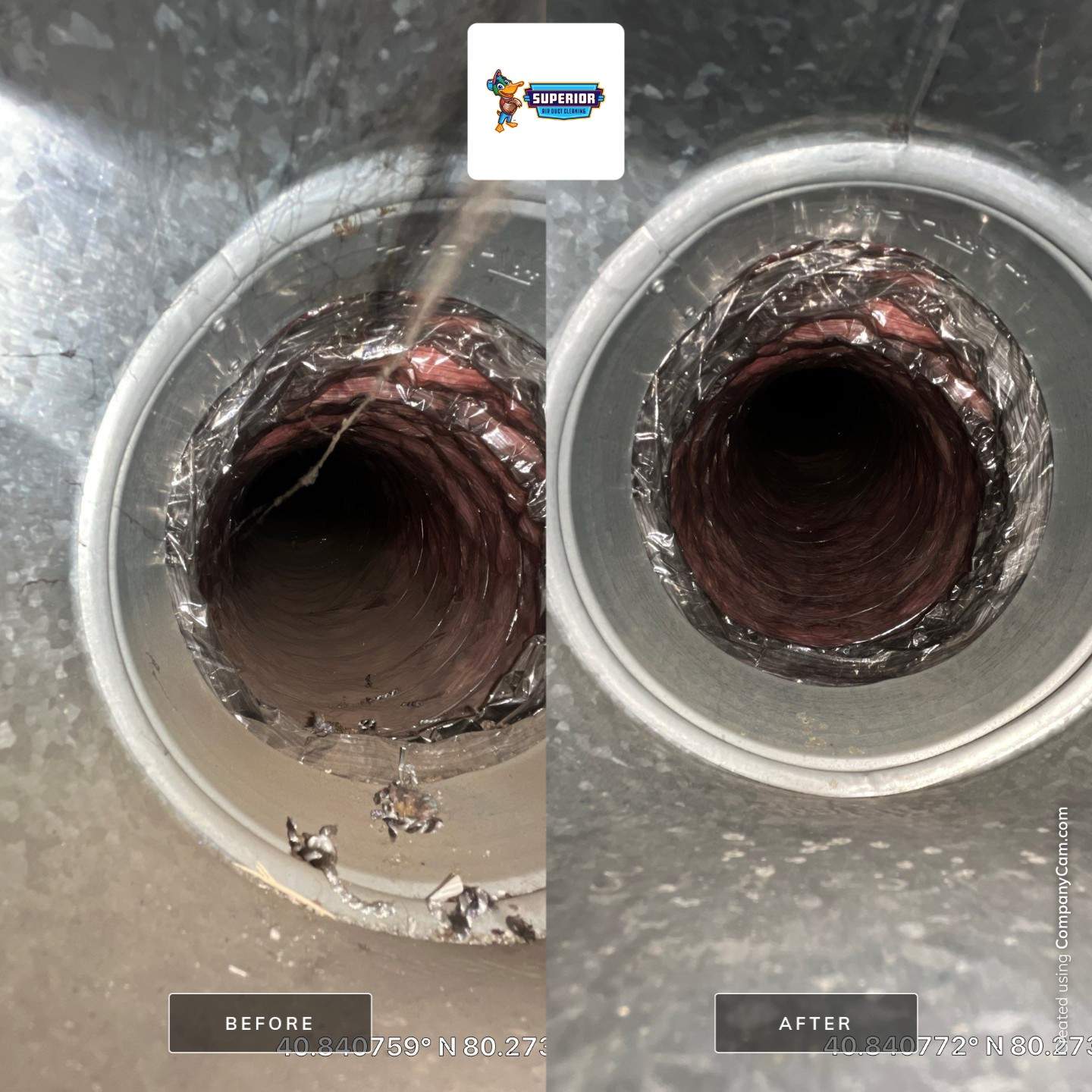Air Duct Cleaning With a Vacuum Truck in Ellwood City, PA by Superior Air Duct Cleaning
