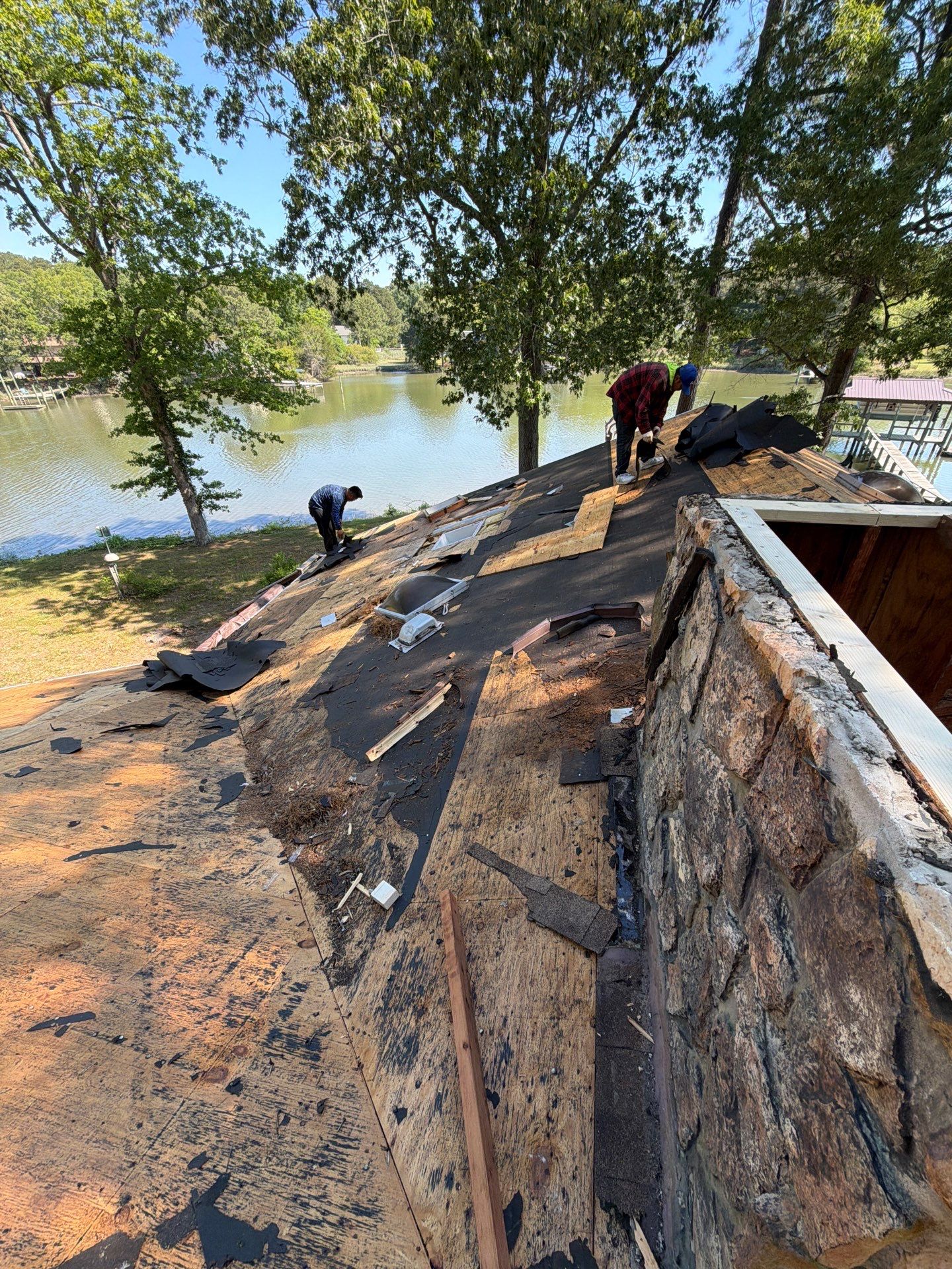 Waterfront Roof, Fascia, and Soffit Replacement in Gloucester Point by Cade Construction