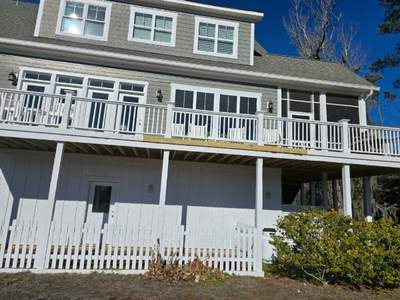 Deck Edge and Stair Rail Repair Progress in Wilmington, NC
