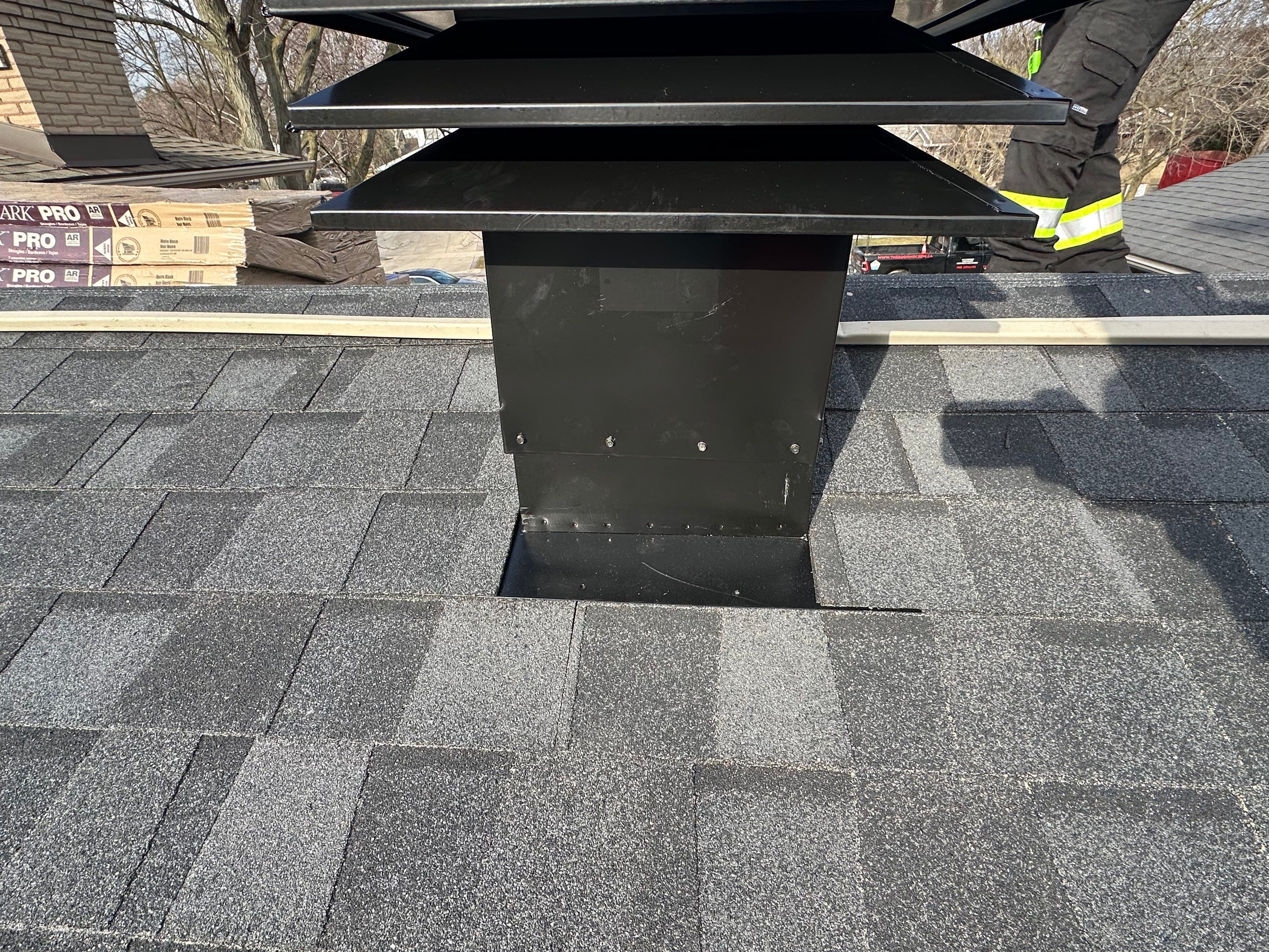 Project in Burlington by The Roofing Crew