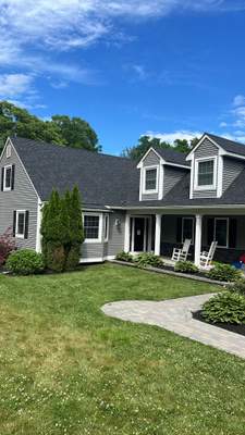 Full Roof Replacement on Massive Home in North Andover, MA – Owens Corning Duration, Onyx Black