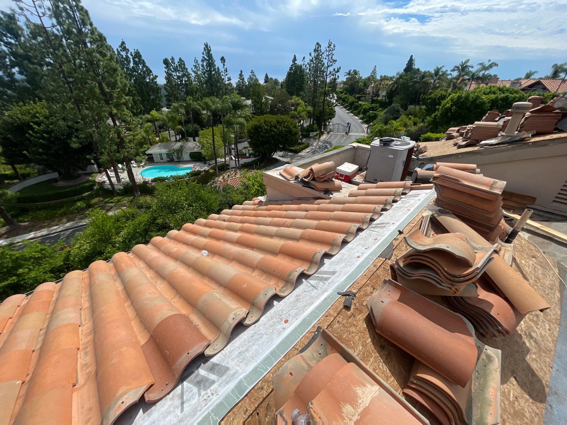 Tile Reset Project- Los Angeles CA 90049 by Epic Roof Replacement