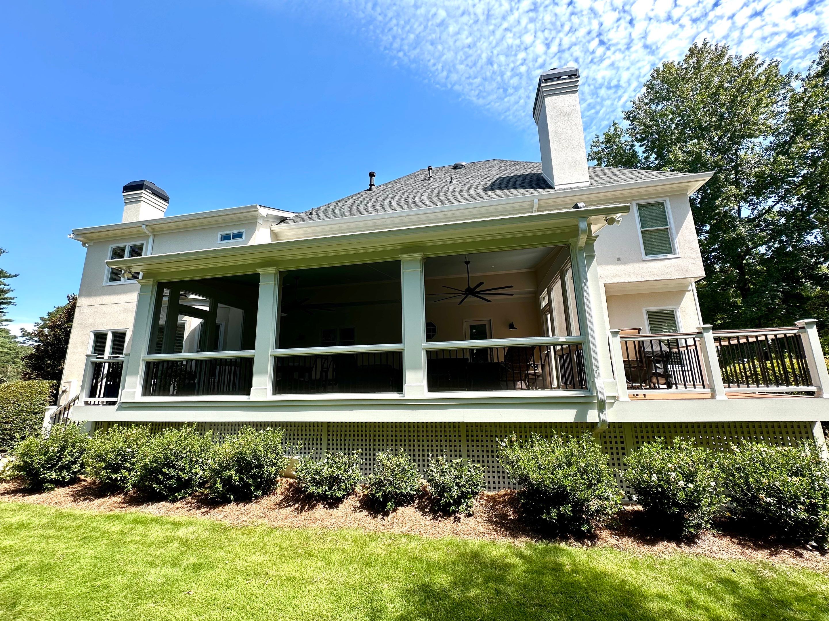 Exterior Transformation in Jonhs Creek by Atlanta's Paint Doctor