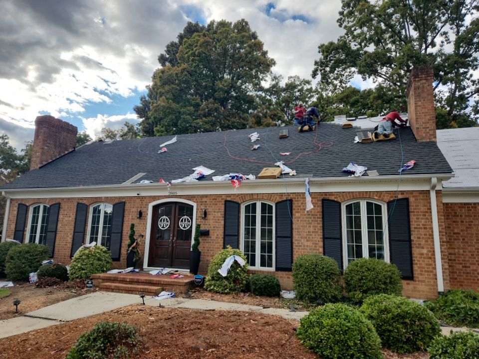 New Roof and 6 inch Gutters by Just In Time Roofing and Restoration