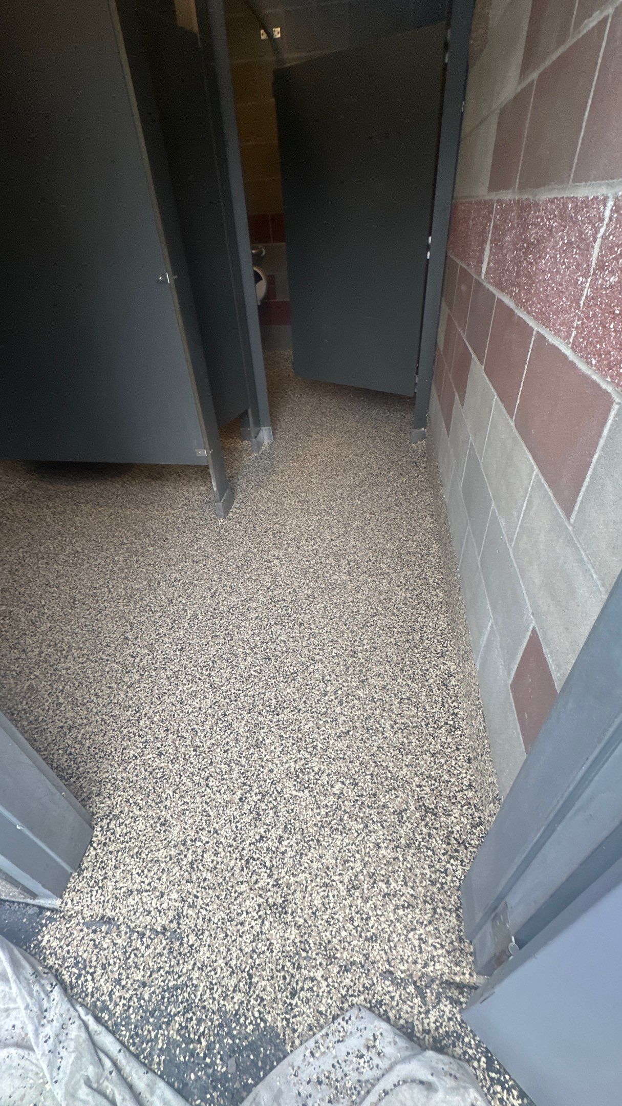 Bathroom Transformation  using Aztec Beige by Croc Coatings, LLC