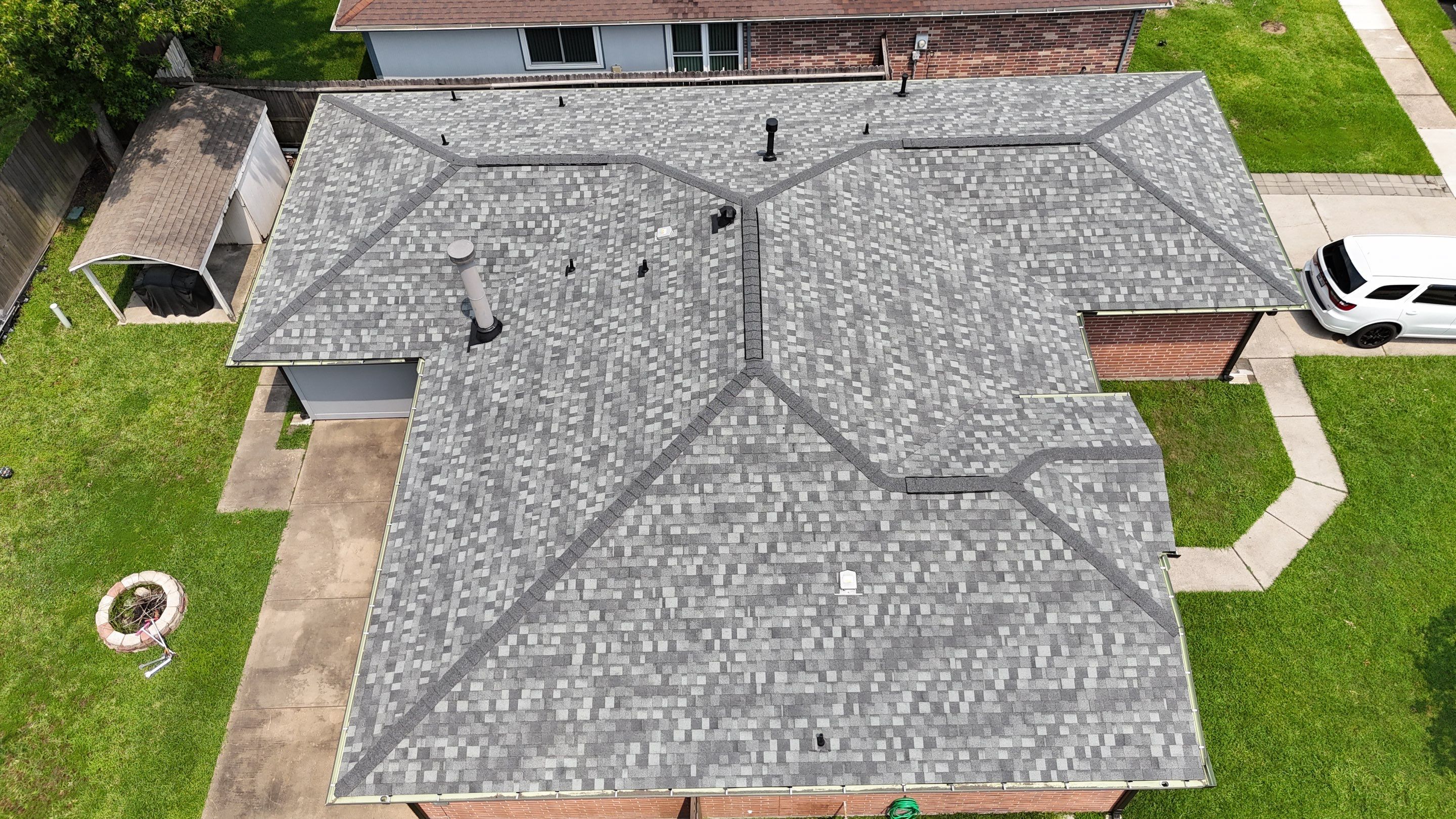 Residential Roofing Installation using IKO Dynasty by Core Four Roofing