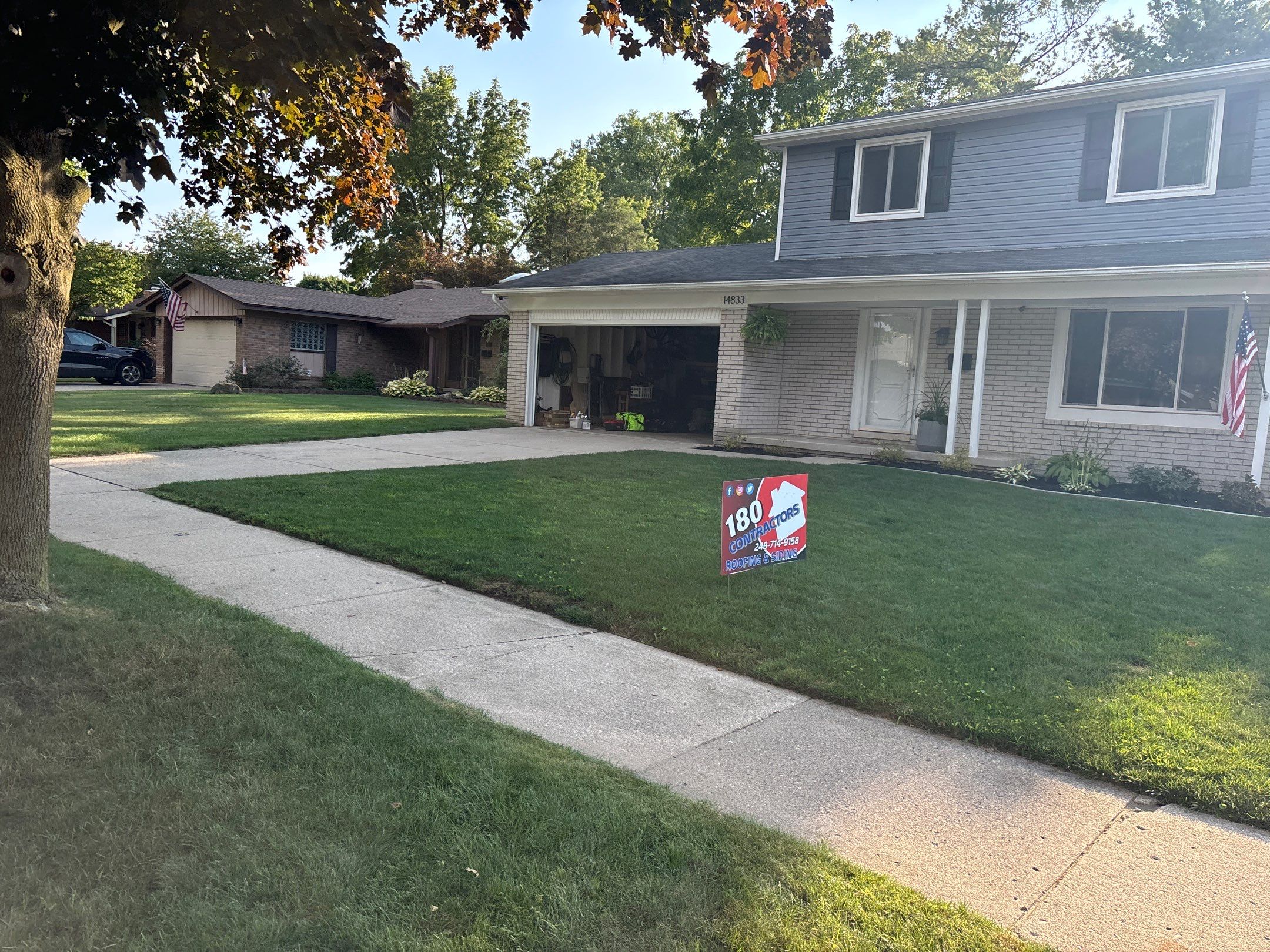 Roof Replacement using CertainTeed Landmark by 180 Contractors