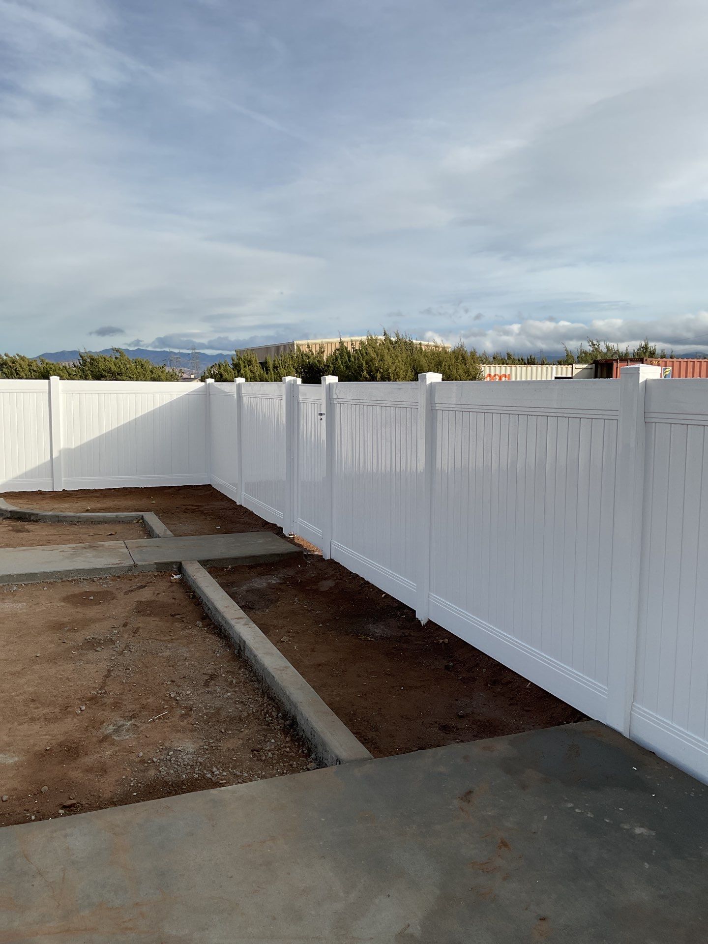 Fence Installation using Vinyl by Fence Guys Inc. 