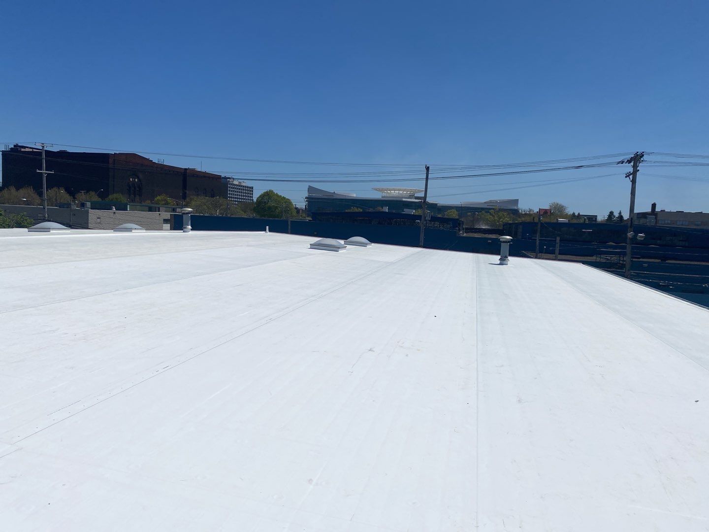 Commercial Roofing Installation using TPO Membrane by Runyon & Sons Roofing