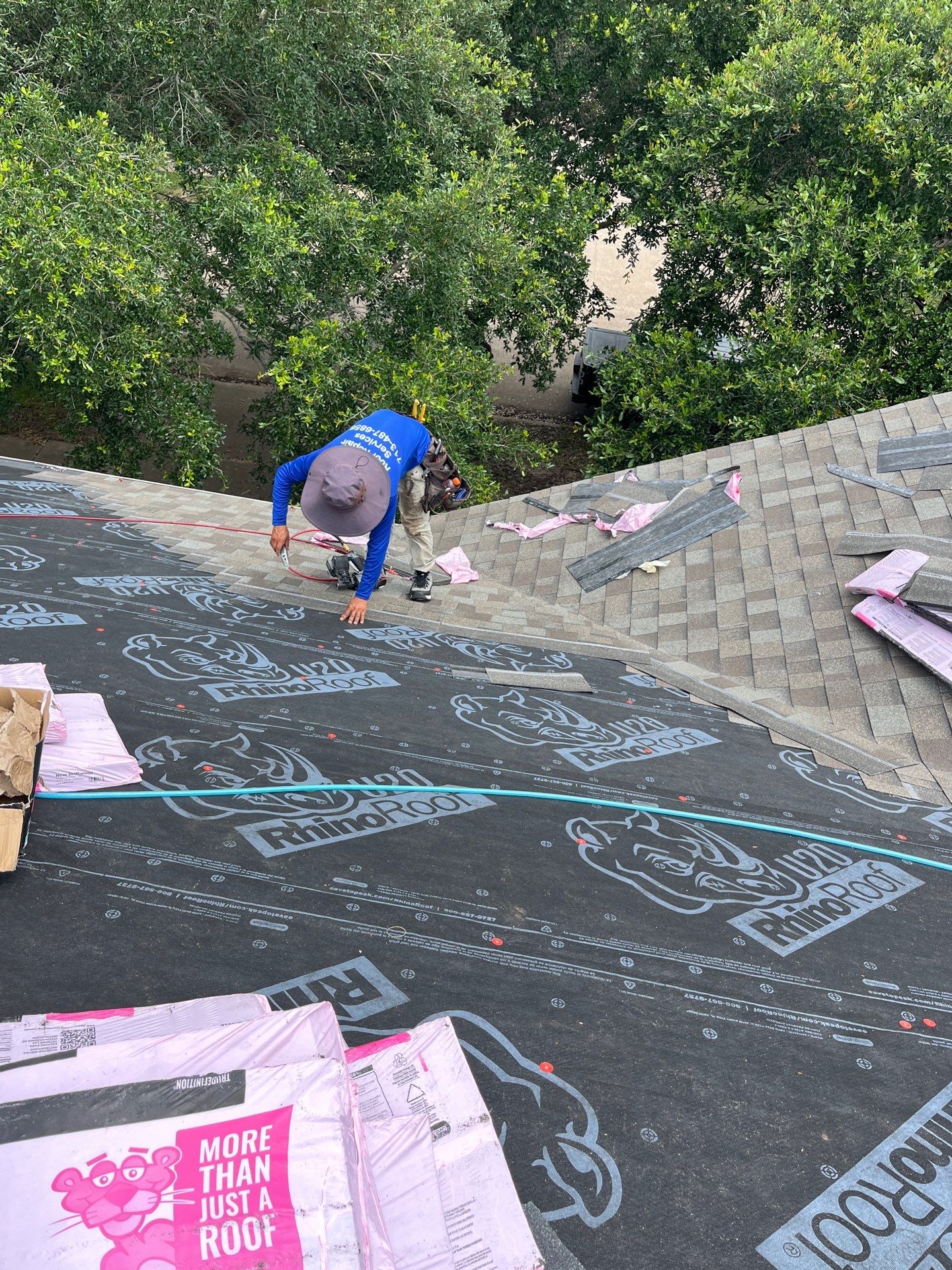 Residential Roofing Repair using Owen's Corning Duration (Lifetime) Shingles by Roof Repair Company