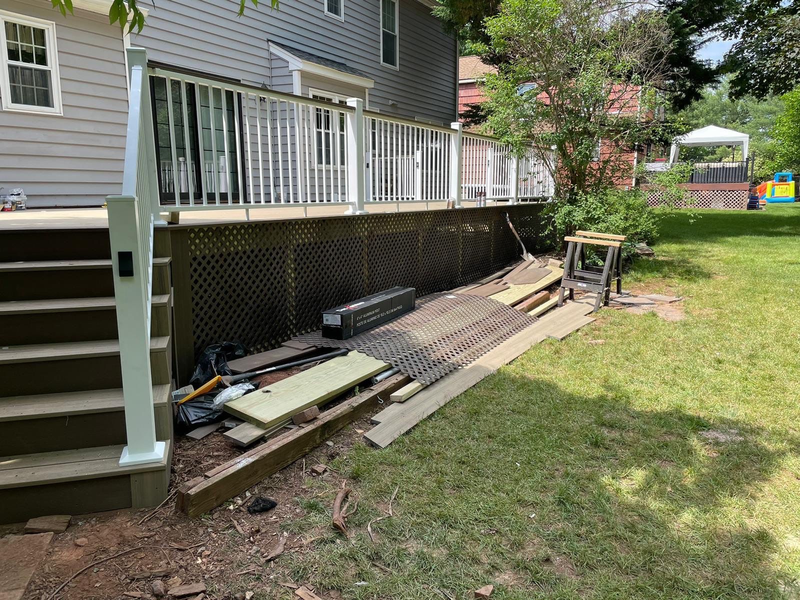 Deck resurface in Flemington by deck guardian