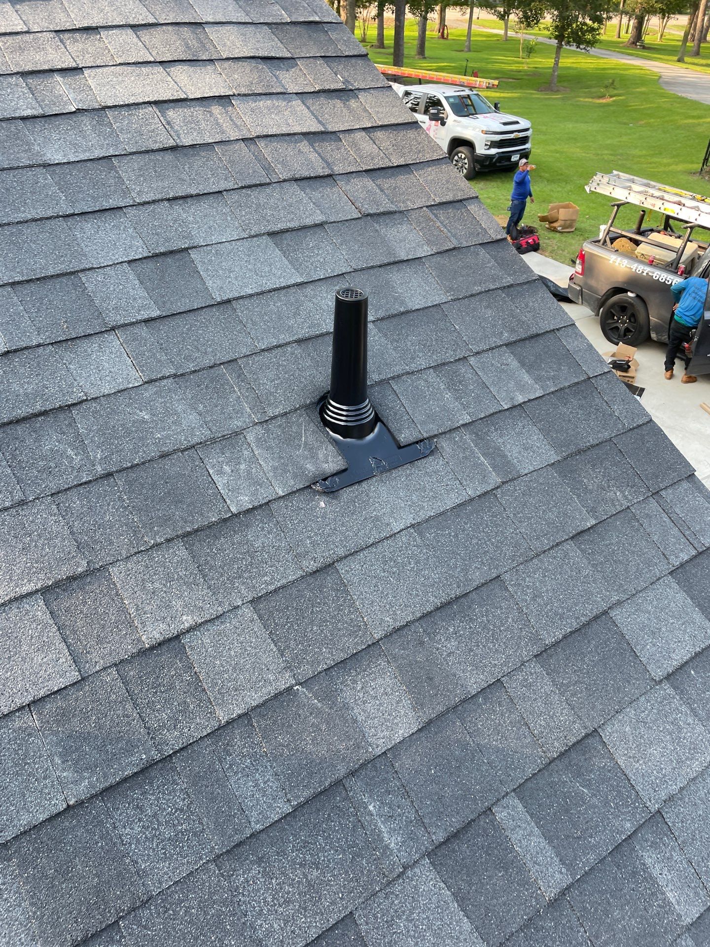 Residential Roofing Installation using Owen's Corning Duration (Lifetime) Shingles by Roof Repair Company