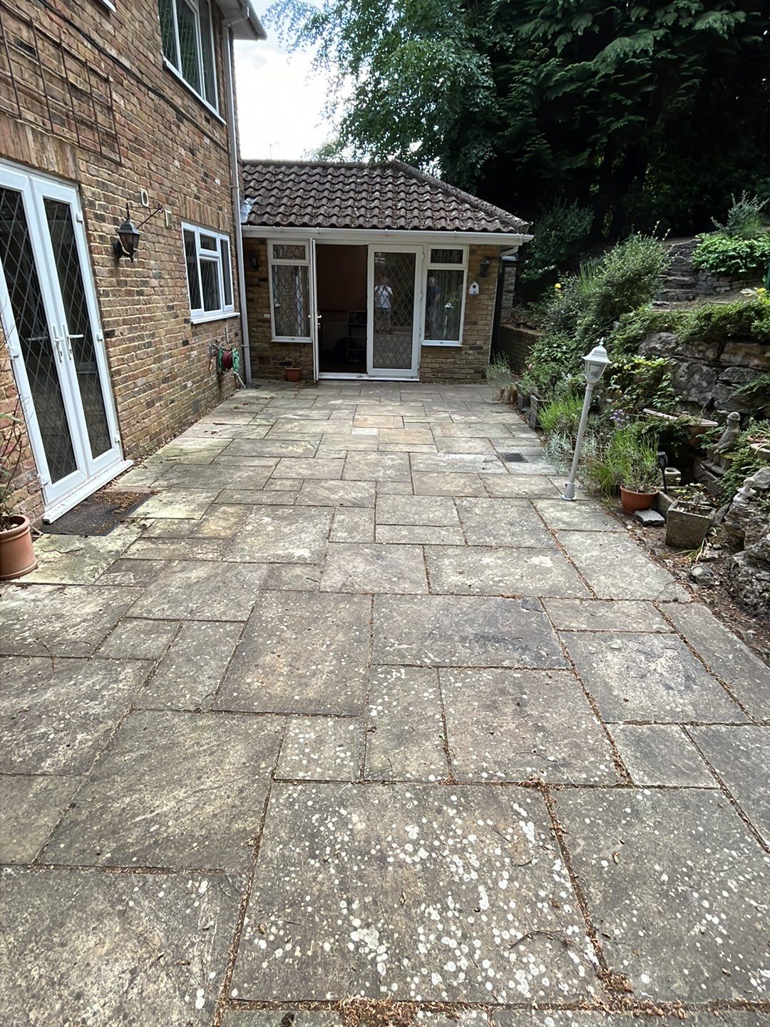 Roof - Patio - Driveway Clean using Honda 15lpm Low Pressure Washing Machine by Ges Exterior Cleaning ltd
