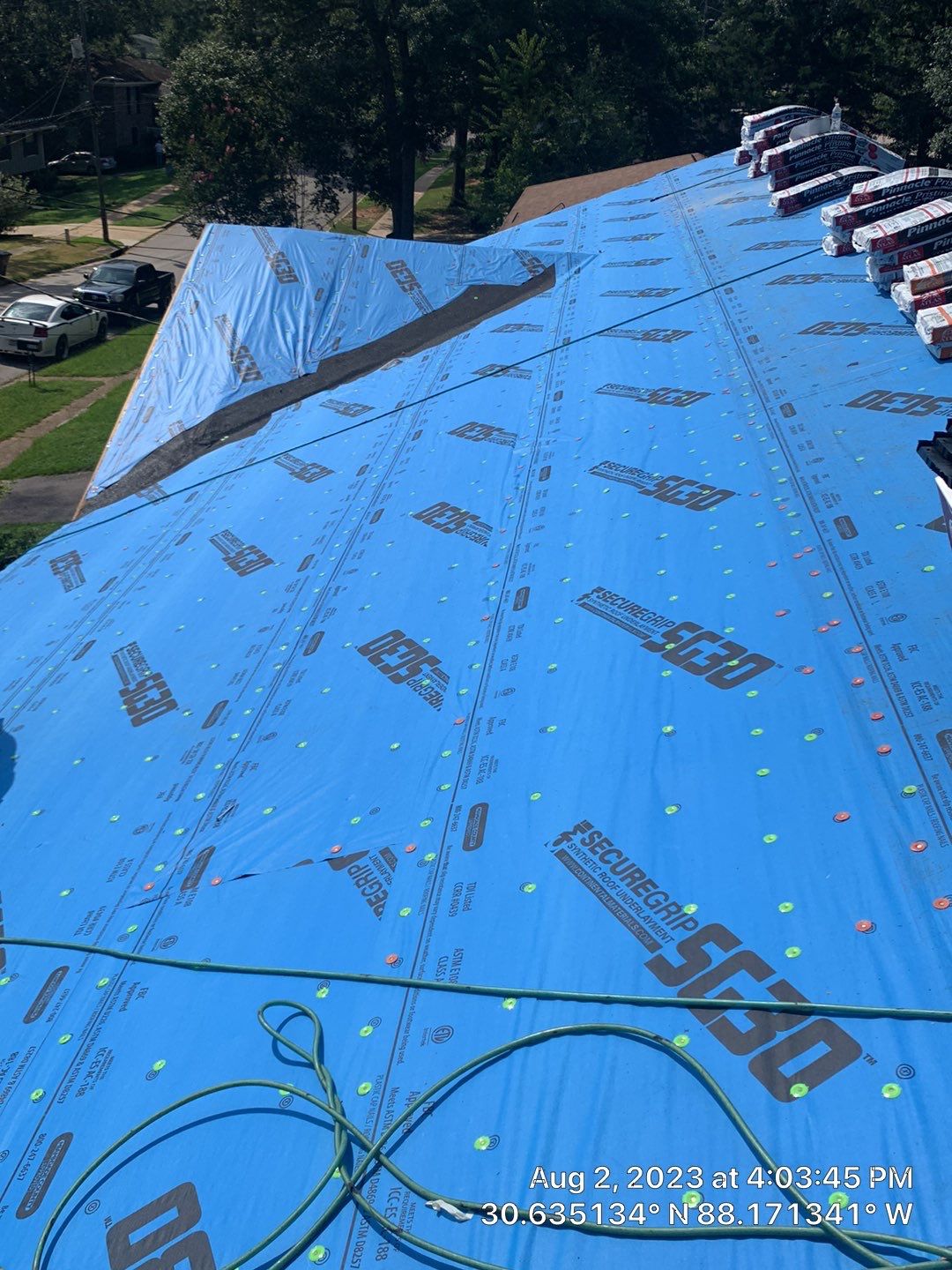 Residential Roofing Installation using Roof Replacement by American Roofing & Construction LLC