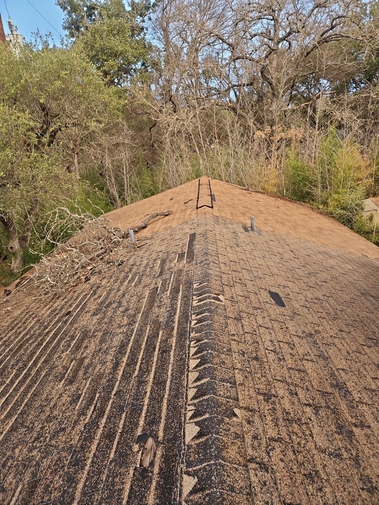 Residential Roof Replacement using GAF - HDZ - Barkwood by Action Exteriors Austin