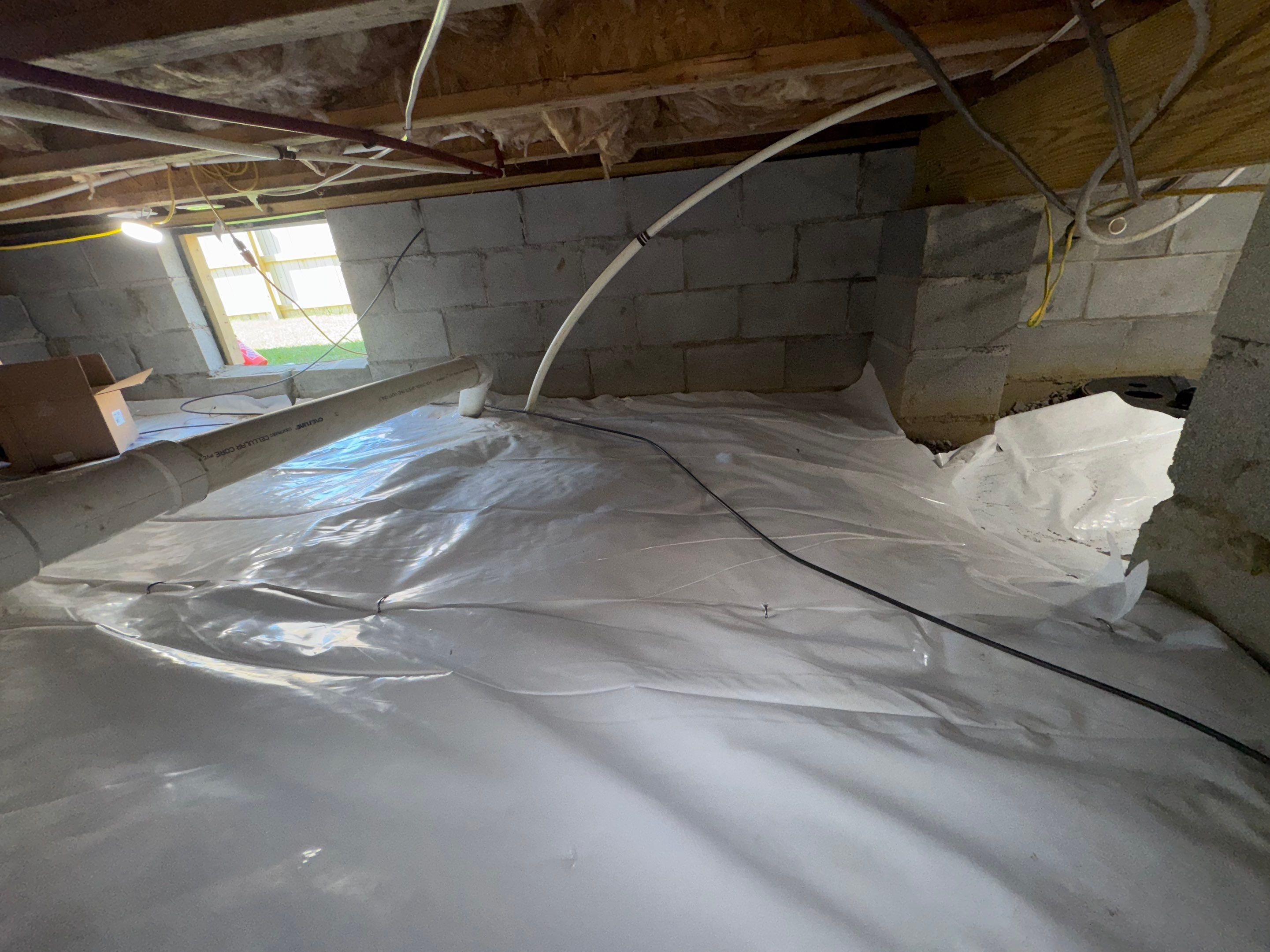 Project in Franklin by Patriot Crawl Space Repairs