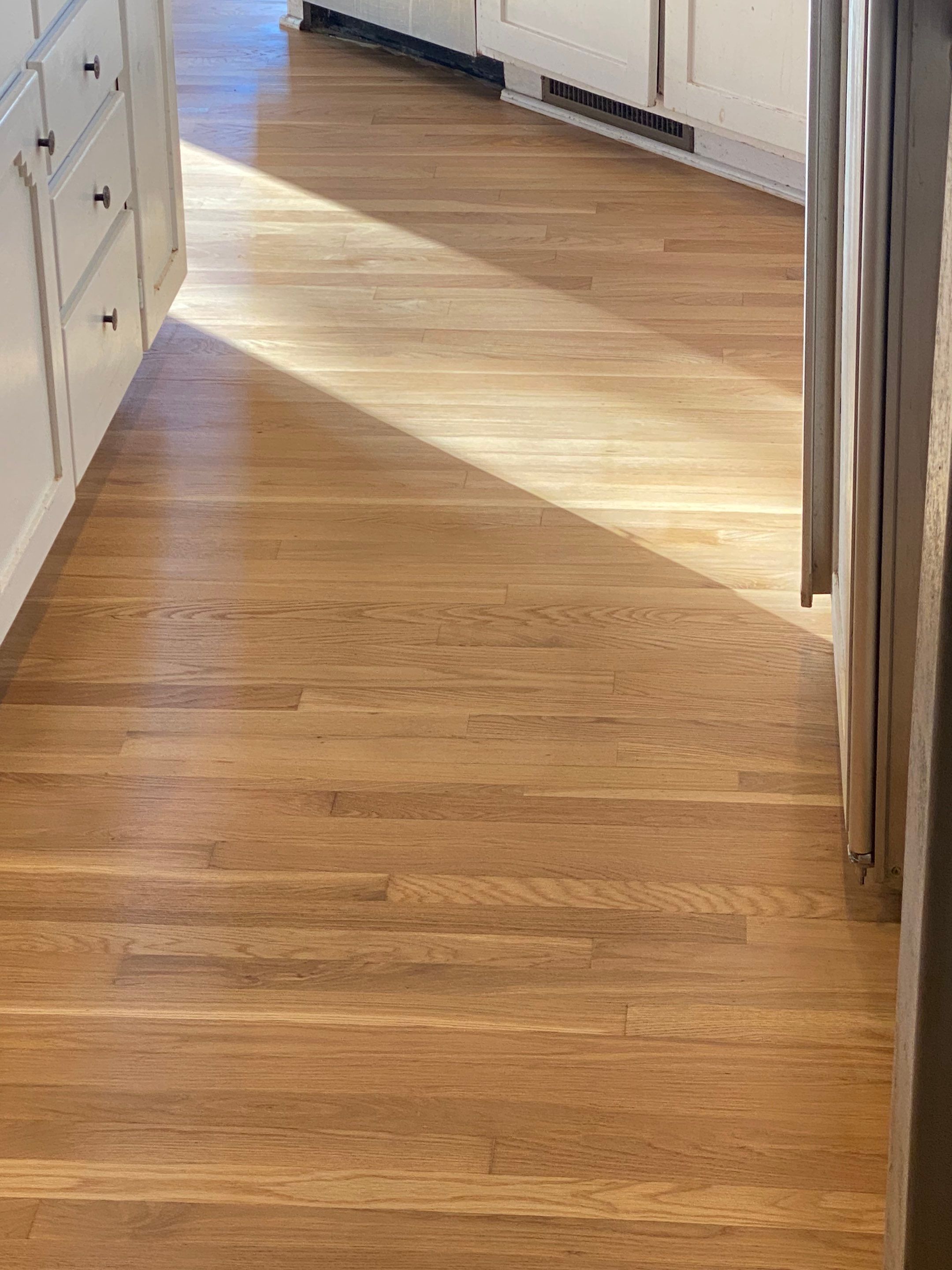 Red Oak Finish and Restore by Footprints Floors South Sacramento