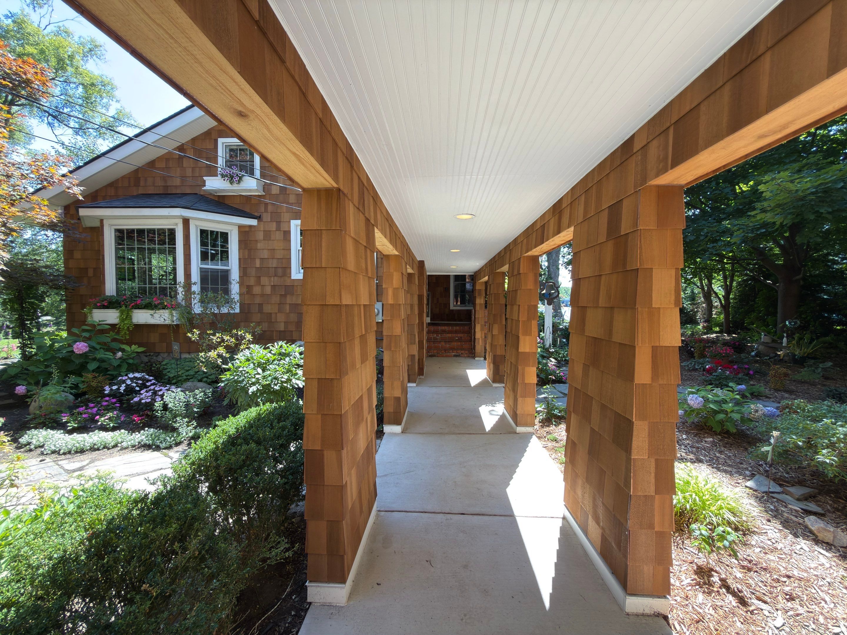 Cedar Siding Replacement  by Bloomfield Construction & Restoration