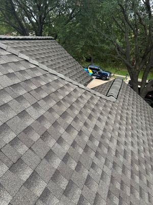 Residential Roofing Installation using GAF Timberline HDZ Weathered Wood