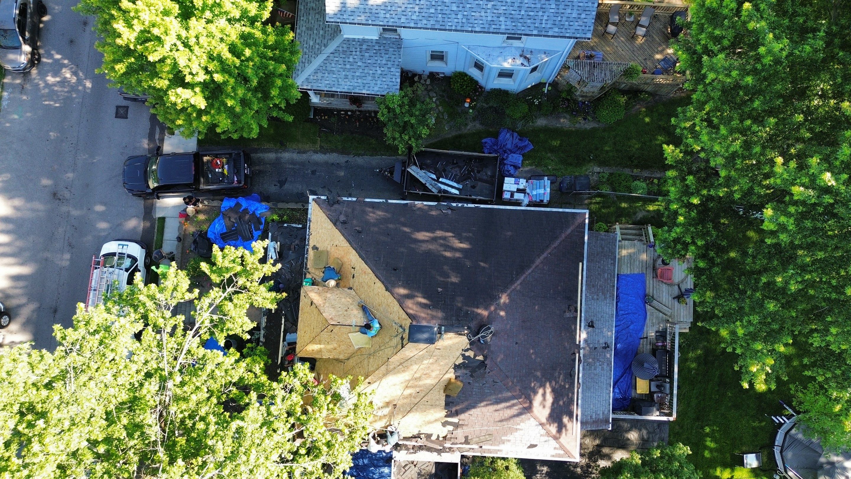 Residential Roofing Installation using Timberline UHDZ Shingles - Appalachian Sky by RoofX 