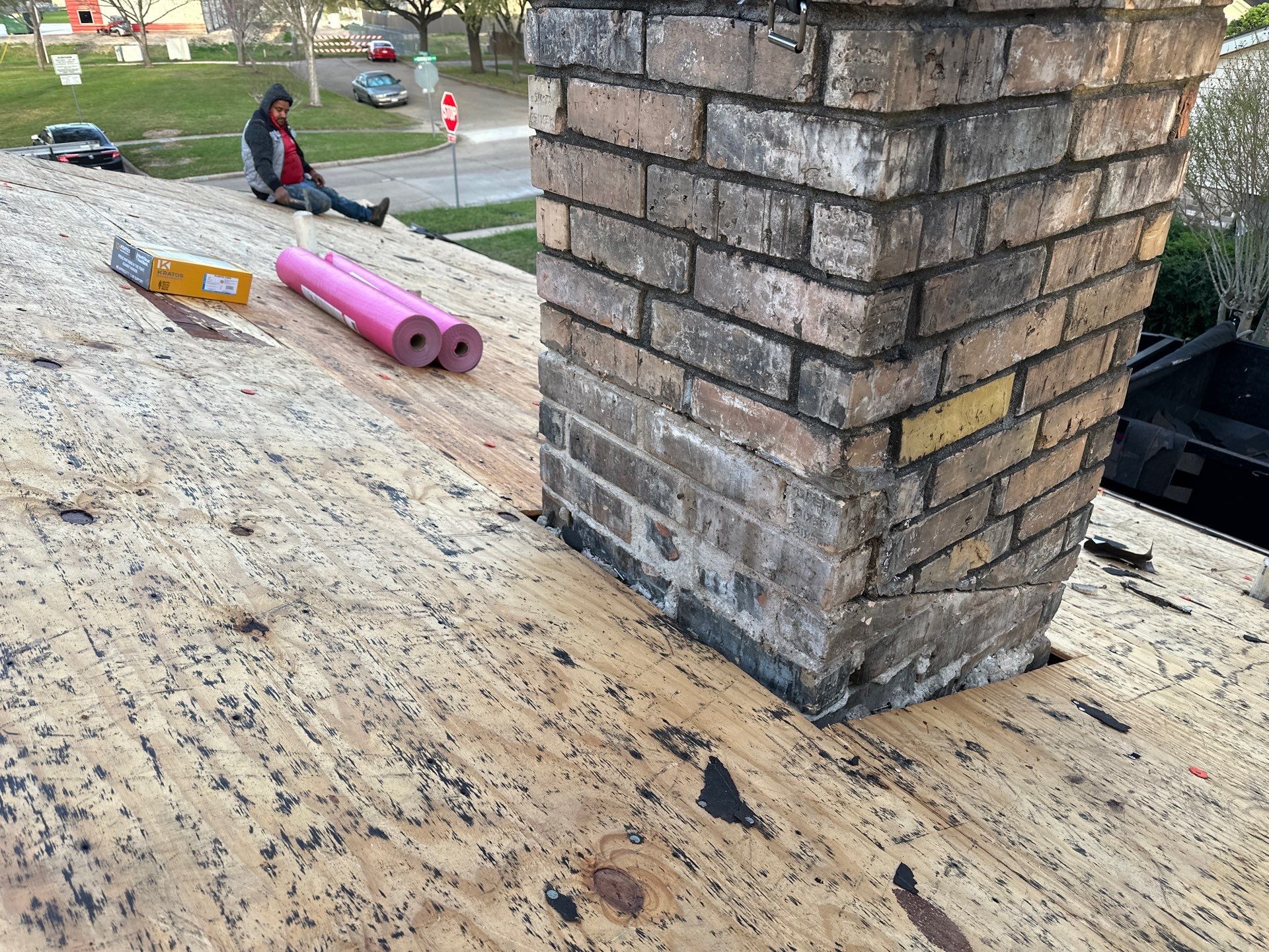 Project in Houston by Motion Roofing