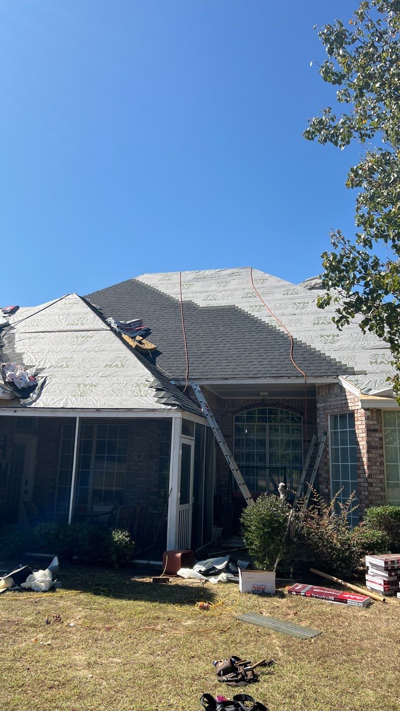 Residential Roofing Installation using GAF Natural Shadow  by A & H Roofing and Contracting