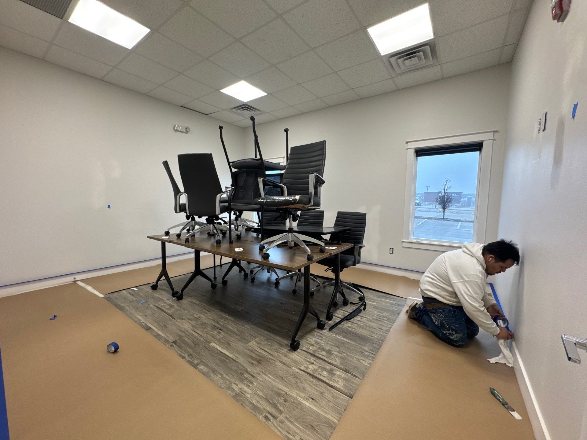 Classic Holdings – Elwell | Ankeny Commercial Interior Repaint in SW Agreeable Gray by Midwest Paint LLC