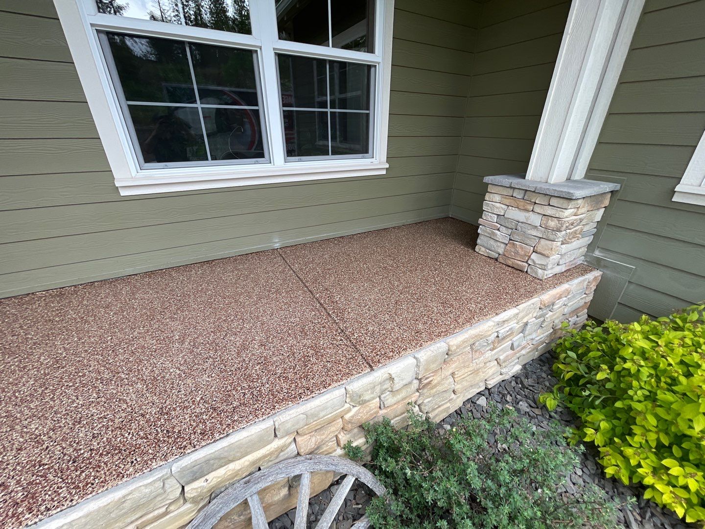 Entryway Transformation using Chestnut by Croc Coatings, LLC