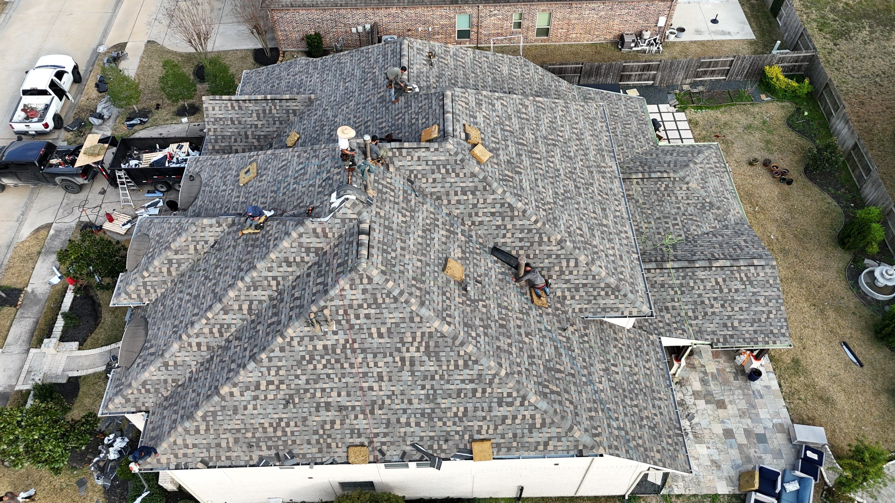 Roof Replacement in Cypress after Customer sustained Hail Damage! by Core Four Roofing