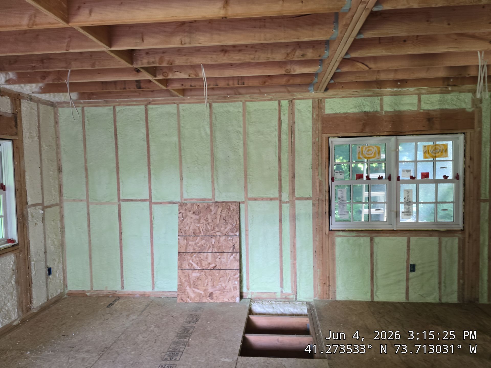 Attic, Walls and Rim Joist Insulated with Spray Foam by NYS Foam & Energy