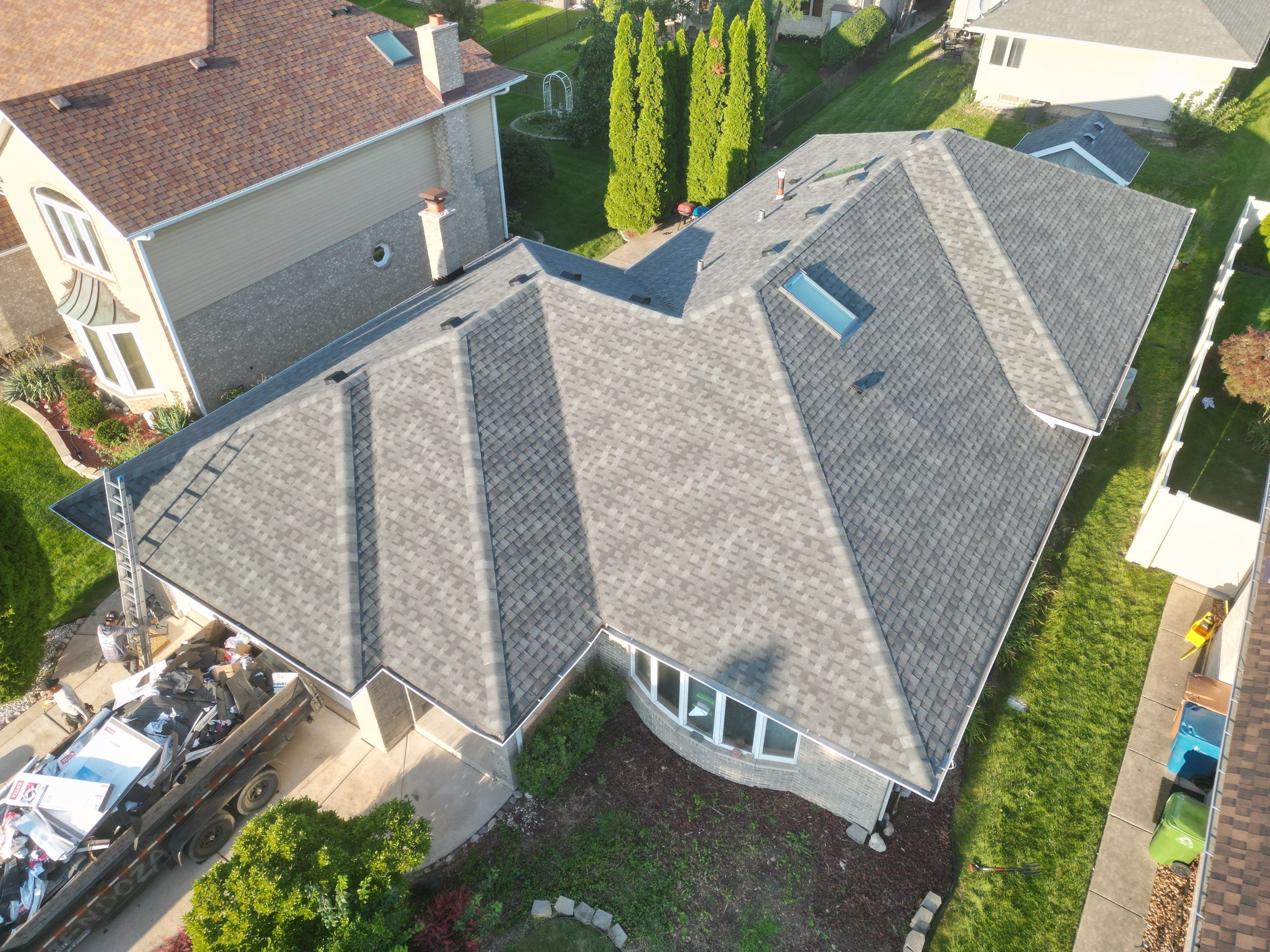 Gaf roofing replacement skylights Oak lawn Il