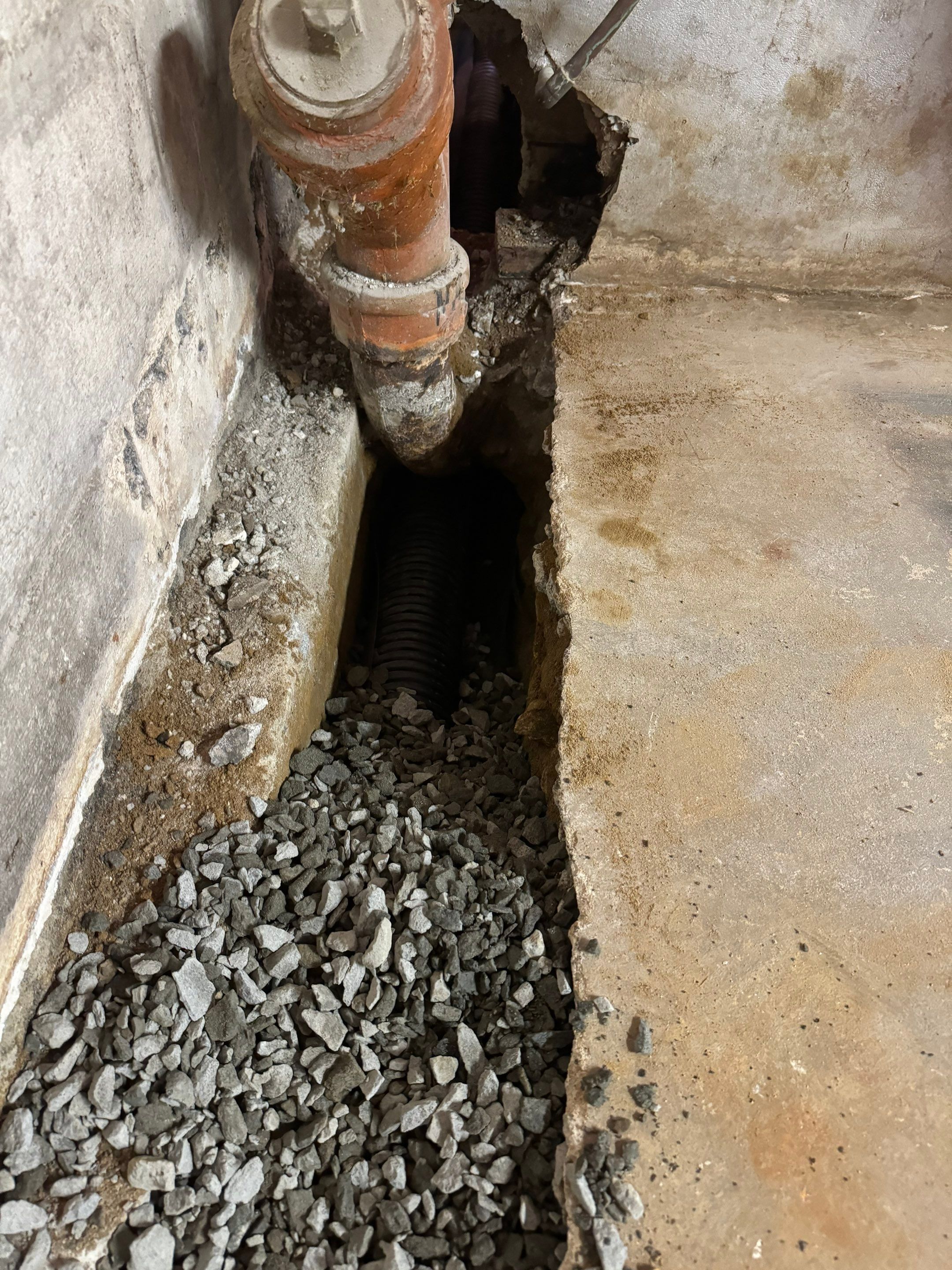 Interior French Drain Washington Township, NJ by Pure Service Pro, LLC 
