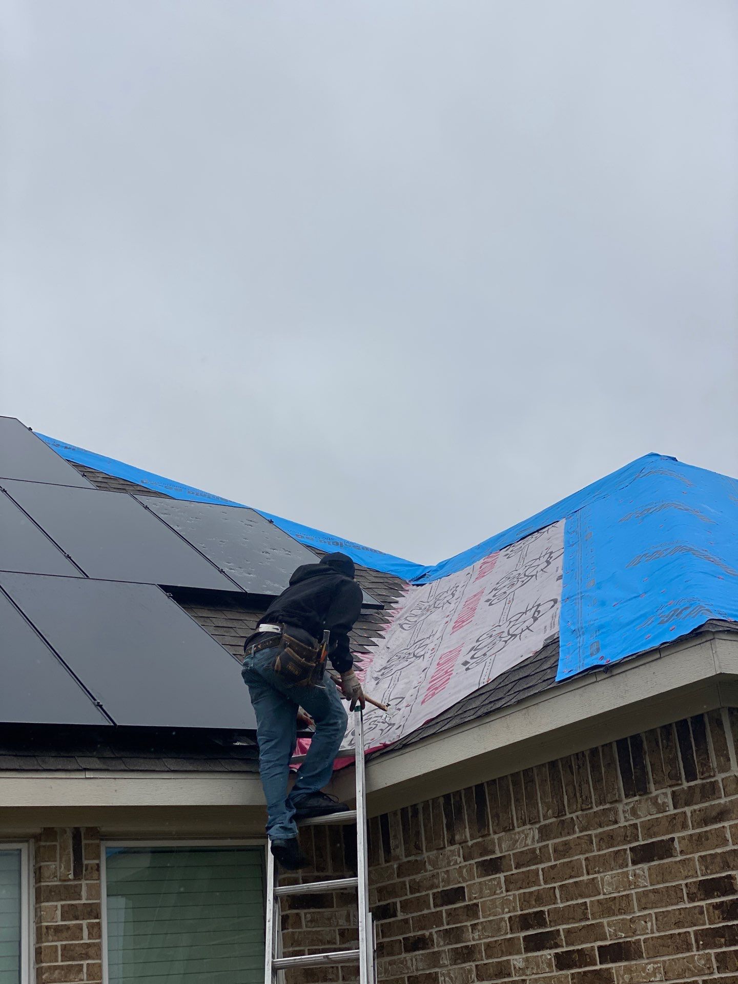 Hail Damage using Owen's Corning Duration (Lifetime) Shingles by Roof Repair Services LLC