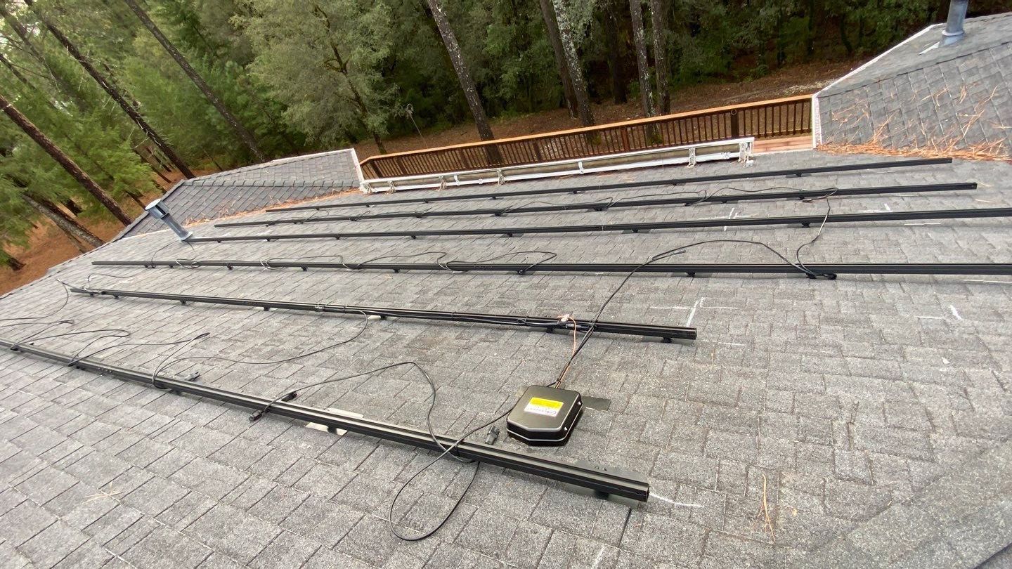 Solar Panel Installation using Solar Panels by Byers Enterprises 