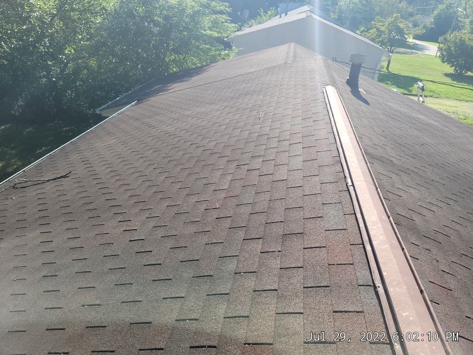 ATLAS PINNACLE COLOR: COASTAL GRANITE DRIP EDGE: BLACK by Eagle Eye Roofing