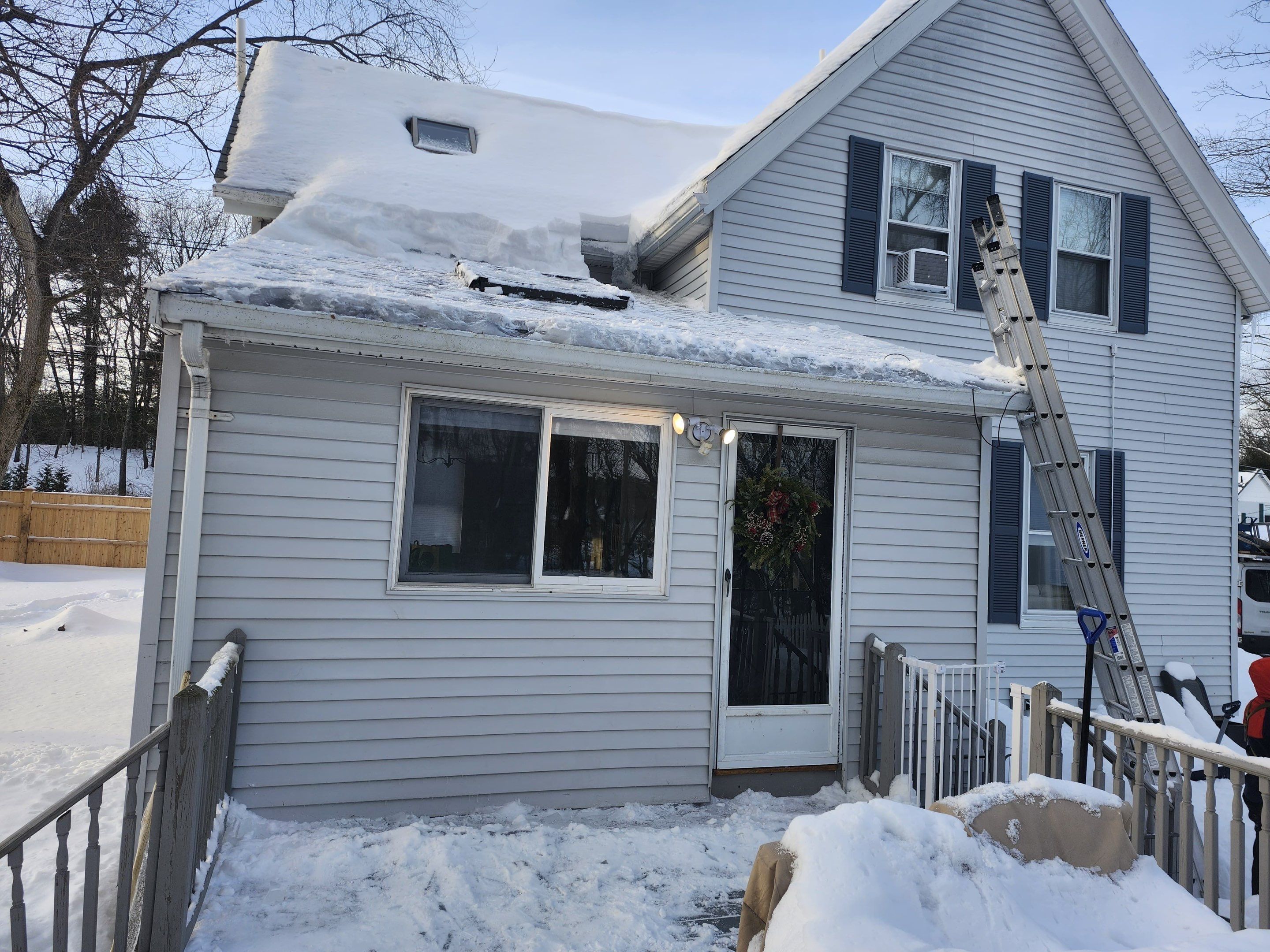 Ice Dam and snow removal by Mighty Dog Roofing of Greater Middlesex County