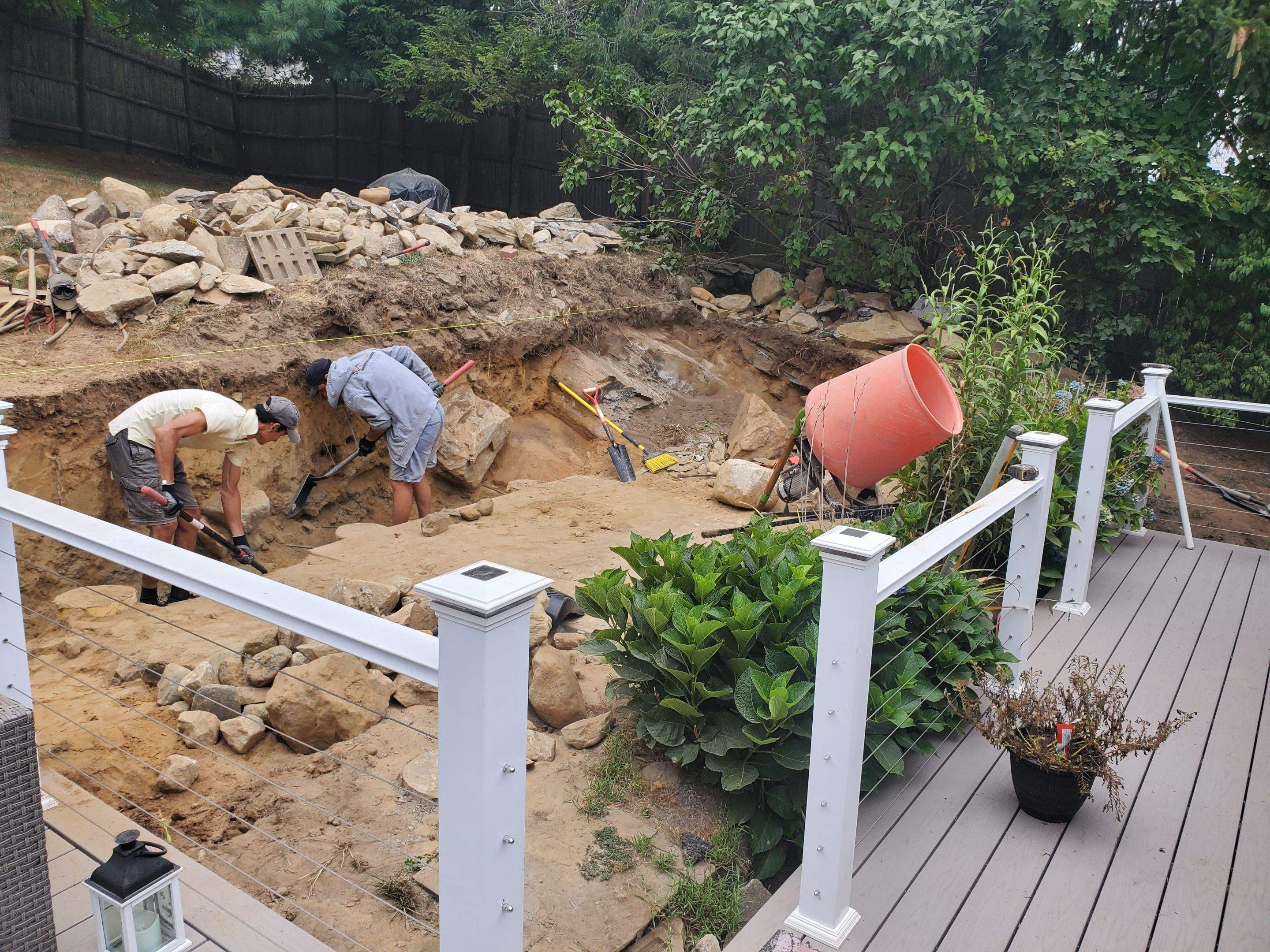 Porch/Deck Construction using AZEK by UBrothers Construction