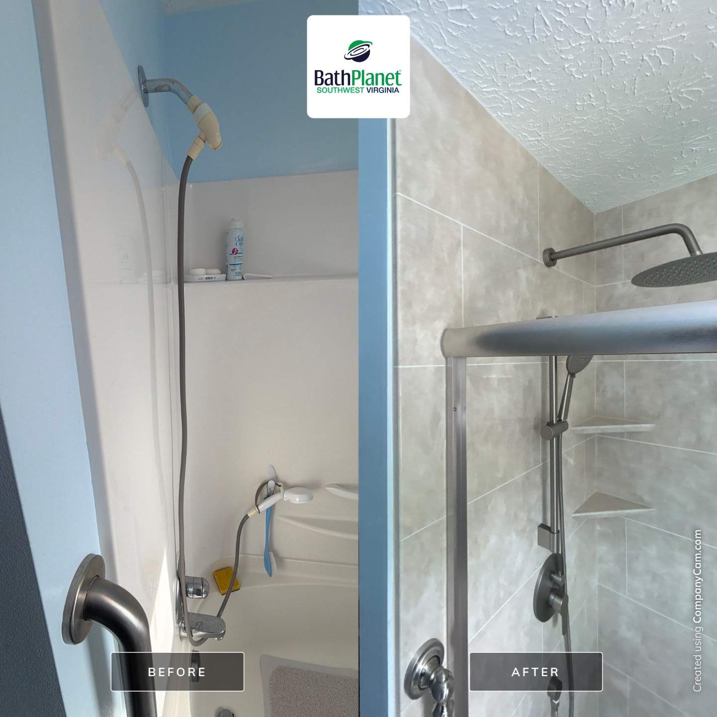 Tub to Shower by BathPlanet SW Virginia