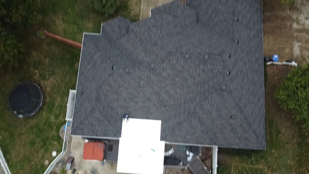 Residential Partial Roofing + Gutters & Downspouts Install  by Titan Commercial & Residential Roofing 