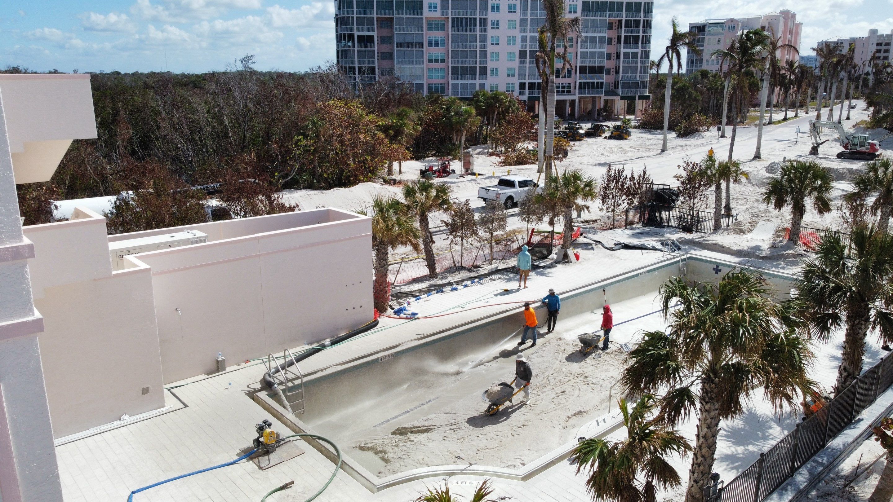 Beachside Community Club Pool Cleanout by Don Mar, Inc. Storm Water Solutions