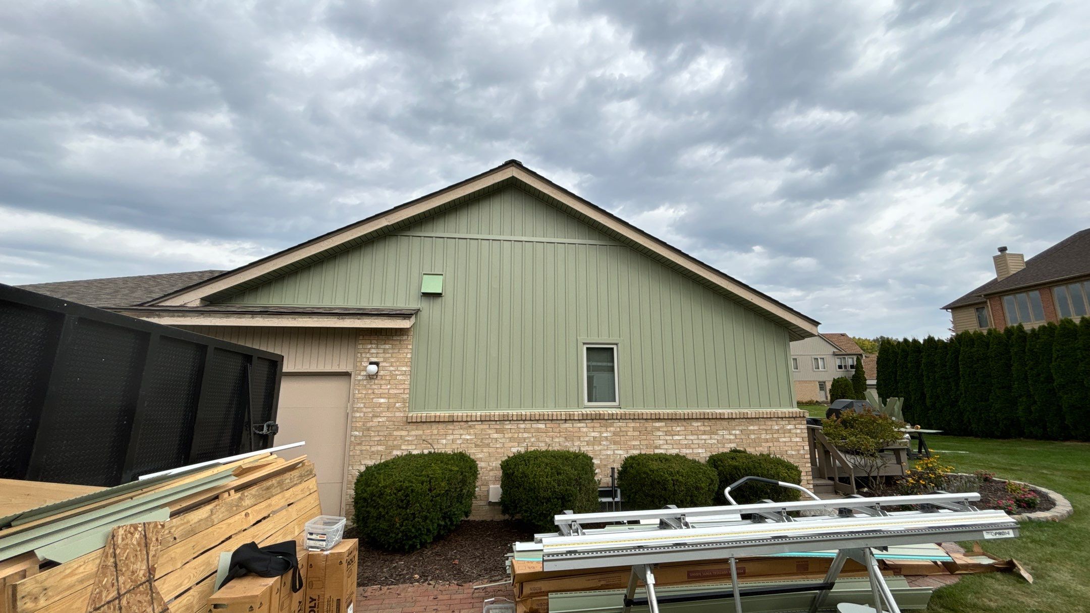 Siding Replacement using Alside 7" B&B by 180 Contractors