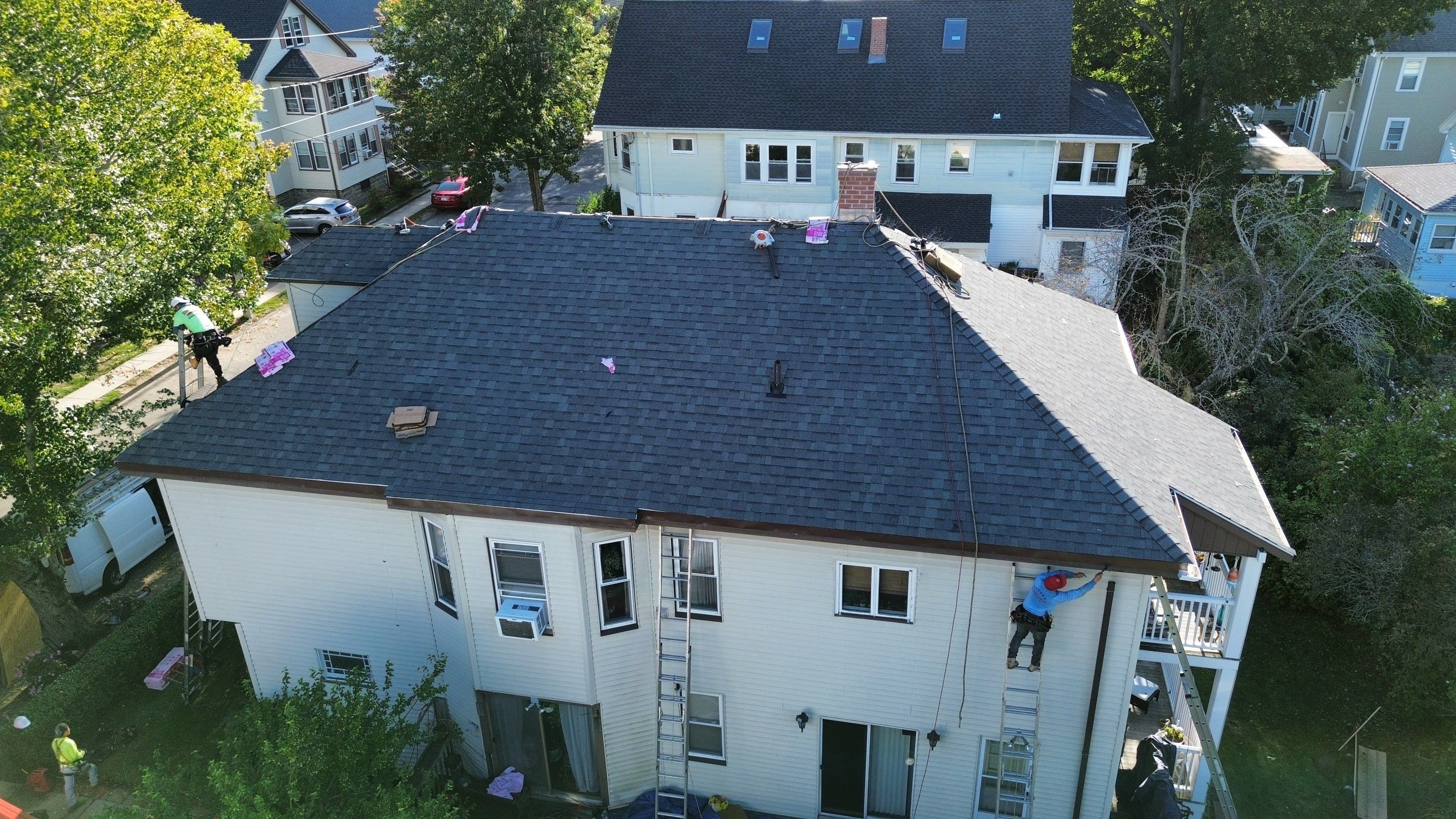 Roof & Gutter Replacement – Belmont, MA by Mighty Dog Roofing of Greater Middlesex County