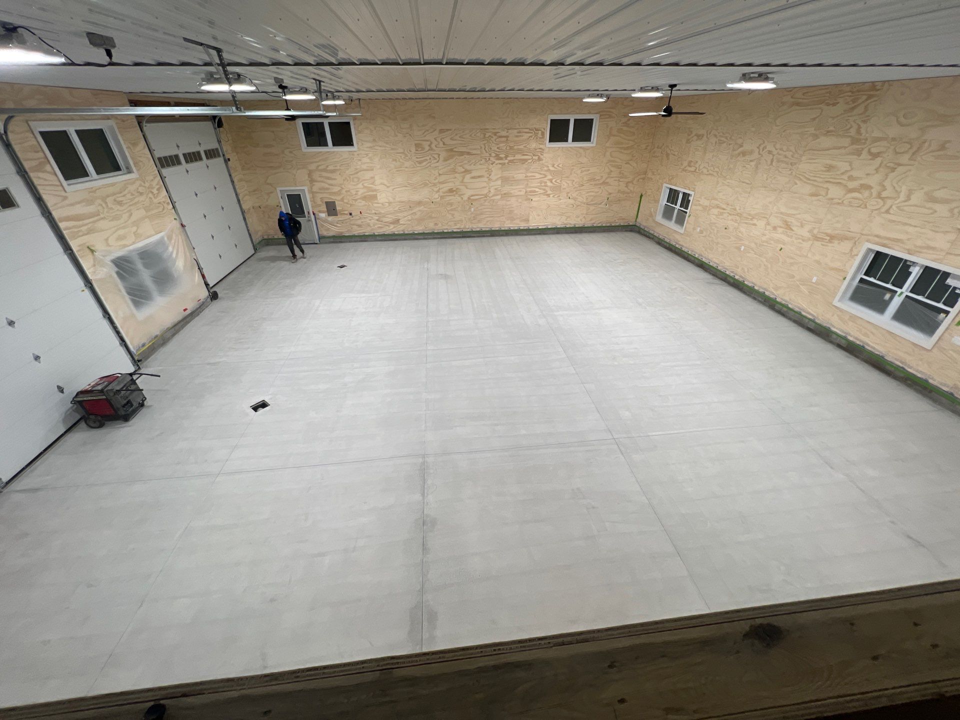 Pole Barn Concrete Polish! by Gordon Painting