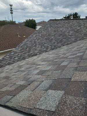 Residential Roofing Installation using Owen's Corning Duration (Lifetime) Shingles