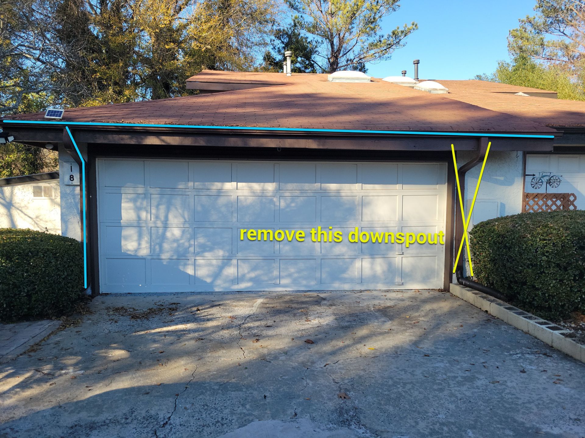 Alpharetta Gutter addition and repair by Five Star Painting