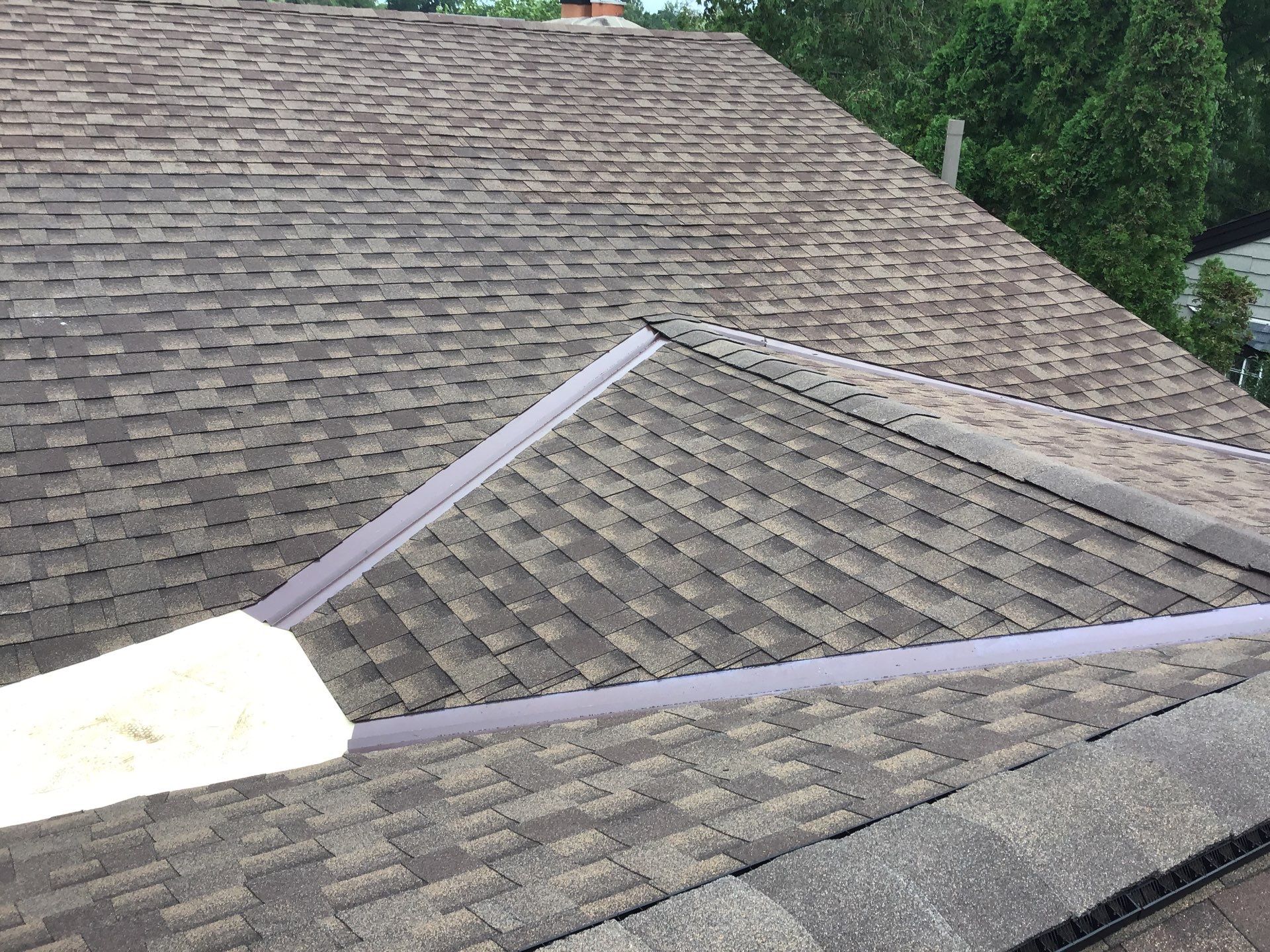 Velux Skylights, GAF Roofing, Front Porch Overhang by Northwest Construction 